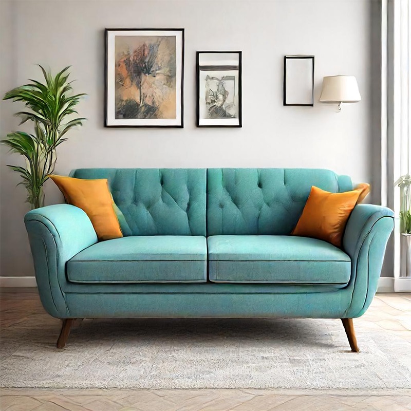 Nordic Comfort 3-Seater Sofa – Modern Scandinavian Style Living Room Couch